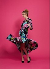 JOSEPH RIBKOFF MAXI SHIRT DRESS STYLE 212256 Retail 280