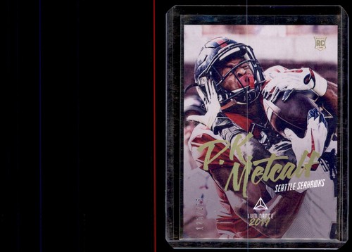 2019 Panini Luminance DK Metcalf Rookie /275 Seattle Seahawks #175 Gold