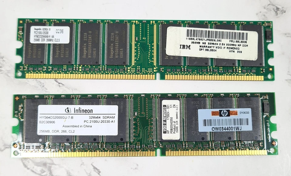 2 x RAM 256MB DDR 266 MHz - Image 3 of 4