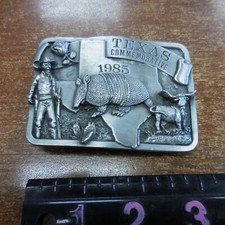 1985 Commemorative Texas Belt Buckle by Arroyo Grande 788 out of 5000