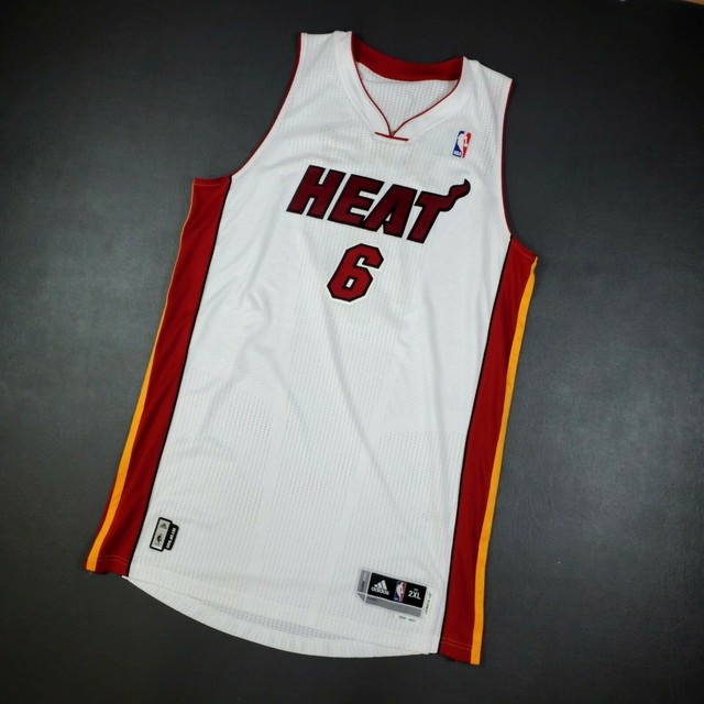 authentic lebron james miami heat jersey