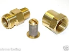 Carpet Cleaning 1/4" MxF Inline Strainer / Filter