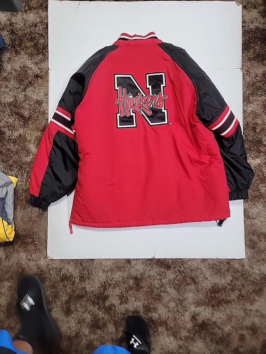 ヴィンテージ！starterトレーナー　（Nebraska） Vintage Starter Athletic Nebraska NCAA Striped Long-Sleeve