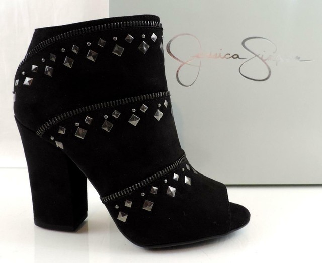 jessica simpson open toe booties