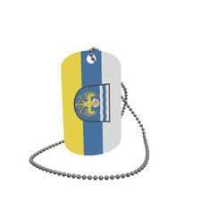 Dog Tag Flag Bunting Large Mehring Dog Tag Aluminium 30 x 50mm