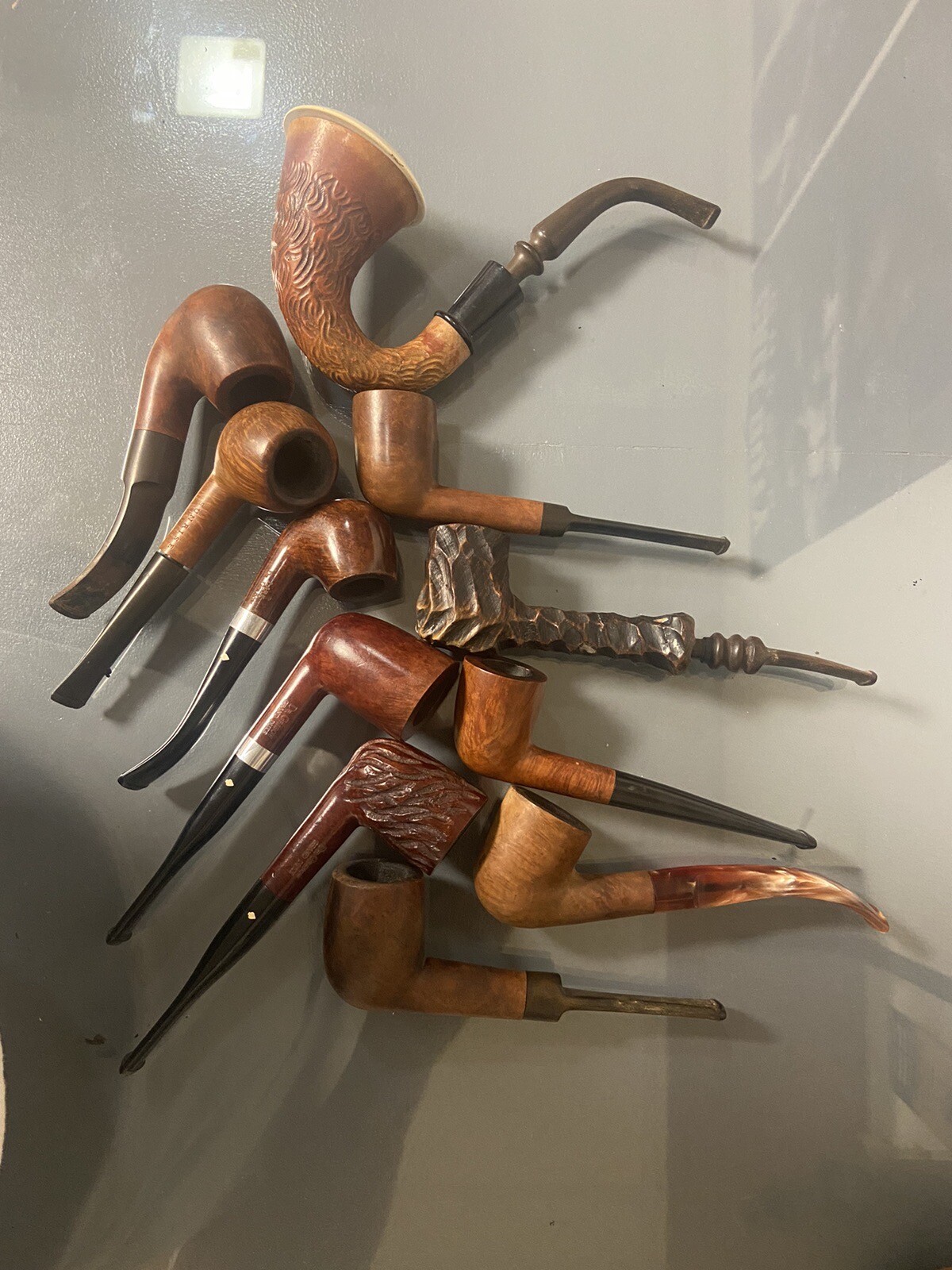 Lot of 11 Estate Tobacco Pipes eBay