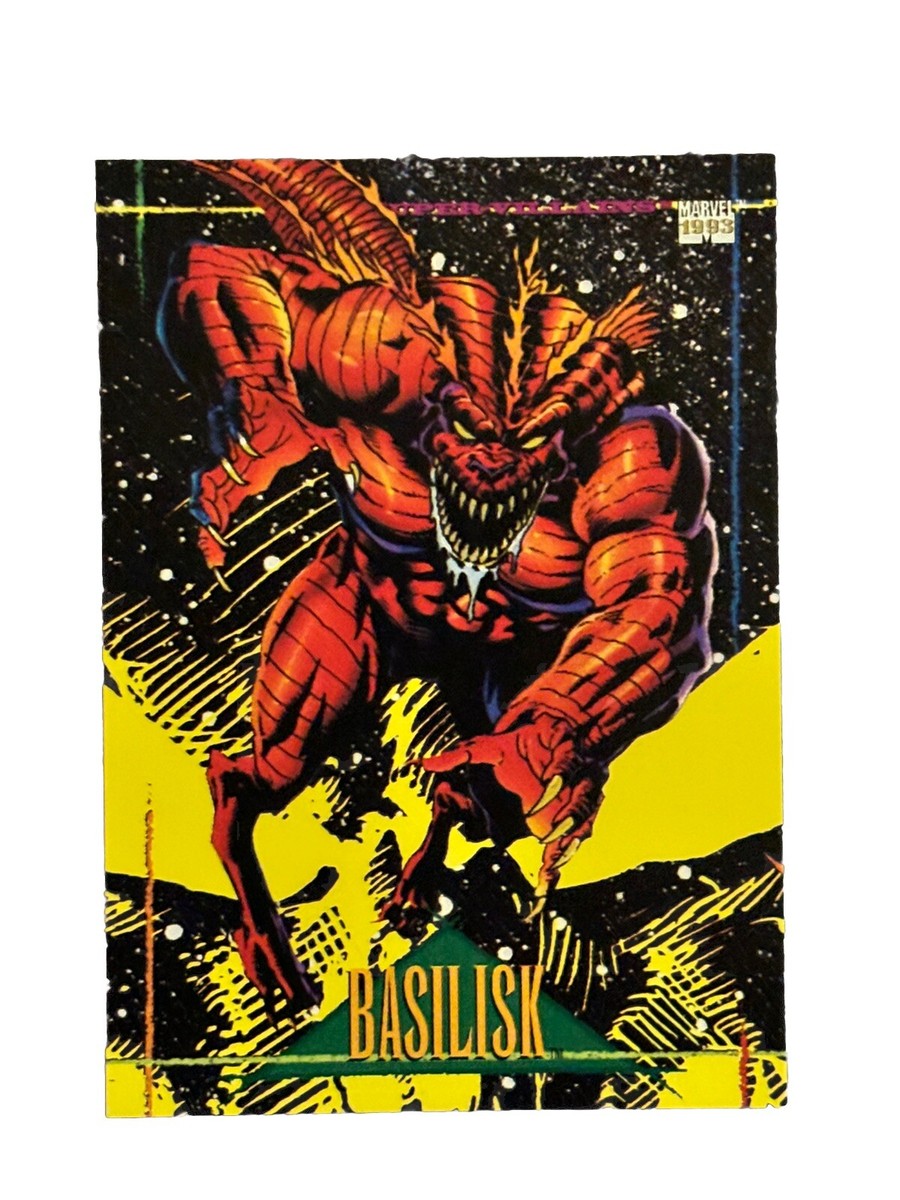 Brand New: Vintage 1993 Marvel Comics Super Villains Basilisk