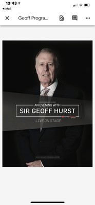 Geoff Hurst 'Last Boy Of 66' Signed Book - Limited Edition Football Memoir, Published Oct 24
