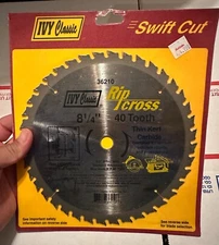 IVY Classic 8 1/4" Swift Cut Rip Cross Saw Blade 40 Tooth Thin Kerf Carbide New