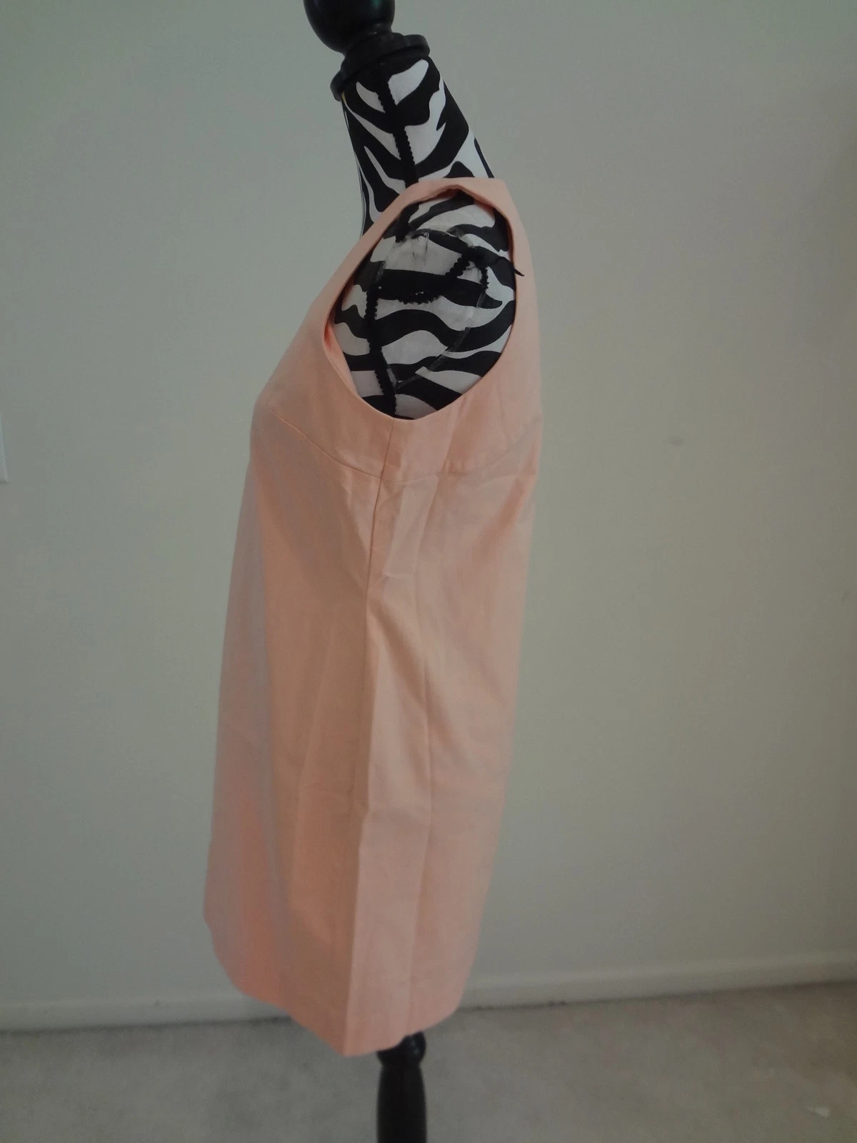 Nuovo con etichette. Abito tubino senza maniche donna sabato di kate spade brht colore pesca;2