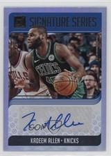 2018-19 Panini Donruss Signature Series Kadeem Allen #SG-KAL Auto 0yg9