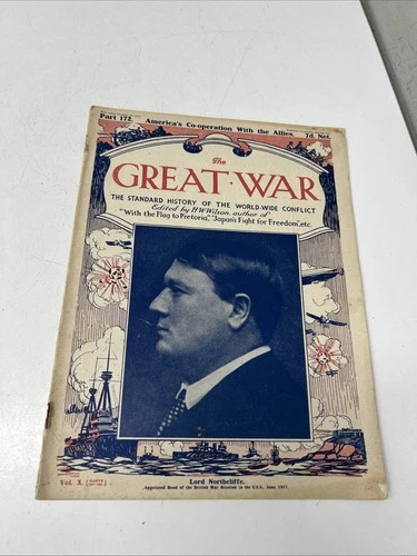 VINTAGE MAGAZINE THE GREAT WAR 1914 - 1918 ANZAC MILITARY WAR WW1 ART ANZAC