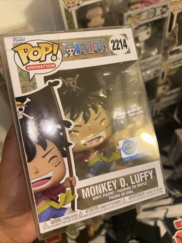 Funko Pop! One Piece Monkey D Luffy with Flag #2214 EE Exclusive