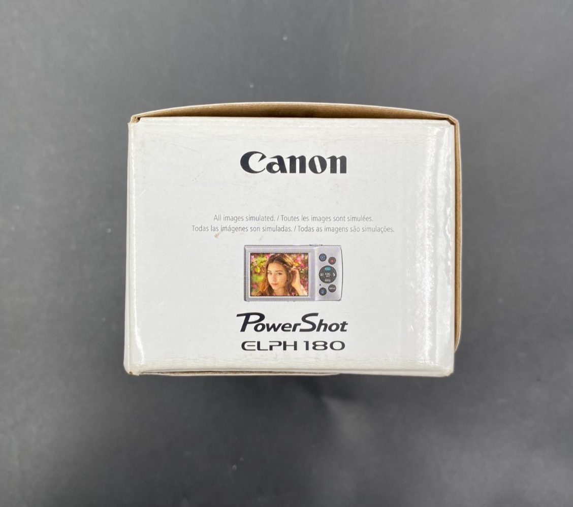 Canon PowerShot ELPH 1093C001 180 Digital Camera - Silver for sale