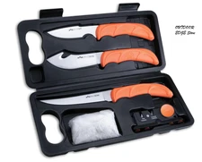 Outdoor Edge WildLite 6-Piece Hunting Knife Set w/ Gut Hook & Case Deer Elk