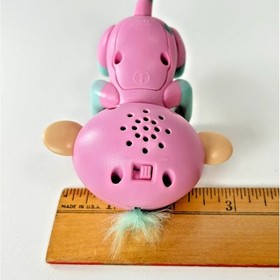 Fingerlings Interactive Baby Monkey 2016 Pink Green Purple Tested Works WowWee