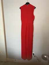 MANGO : Red Long Asymmetrical Draped Jumpsuit : 87086351 : ALL SIZES