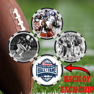 Marlin Briscoe Nebraska Omaha College Football Hall of Fame Chip Set (3)