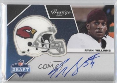 2011 Panini Prestige Pro Helmets Signatures Ryan Williams #4 Rookie Auto RC 0a7