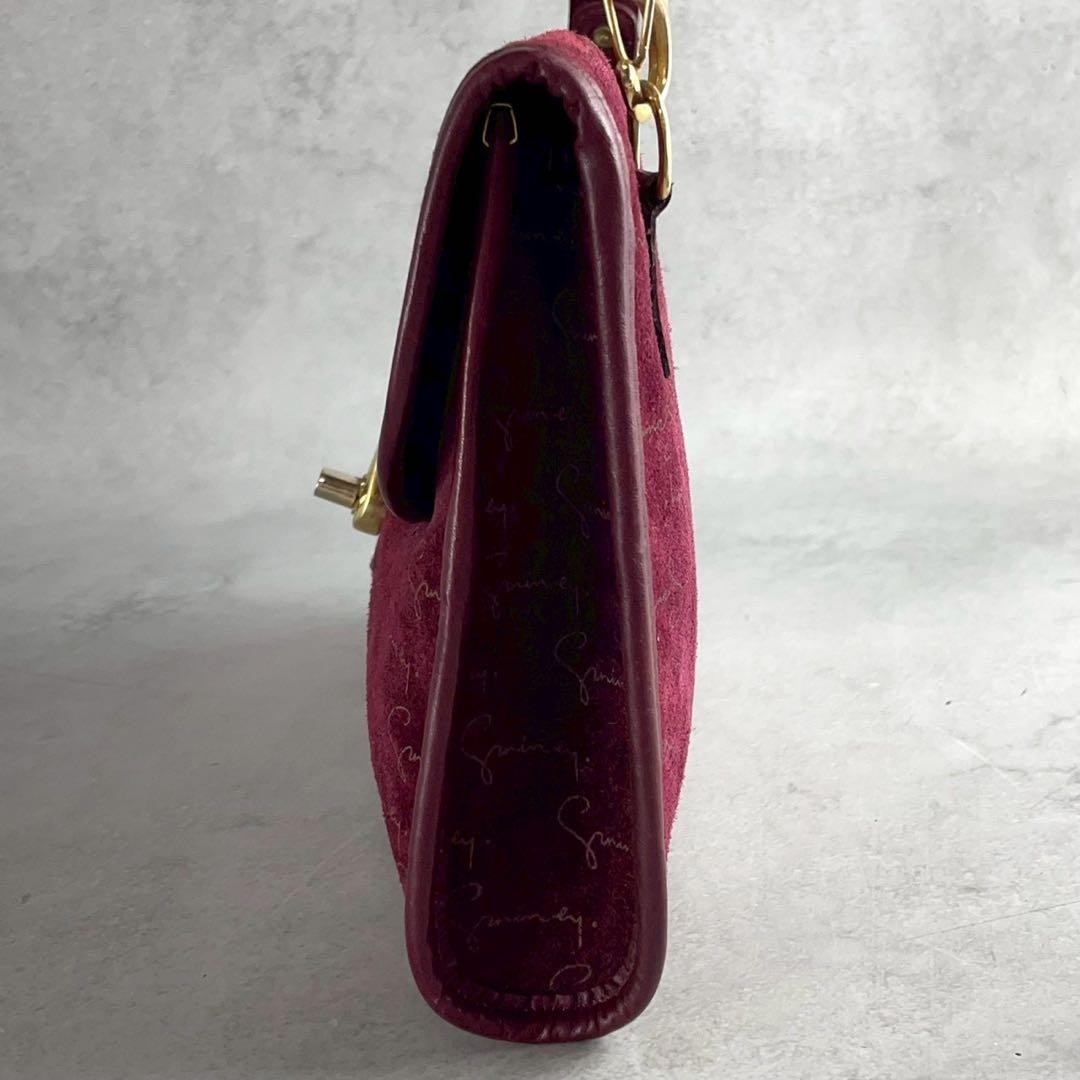 Givenchy 2-way shoulder bag with script pattern and turn lock thumbnail 4