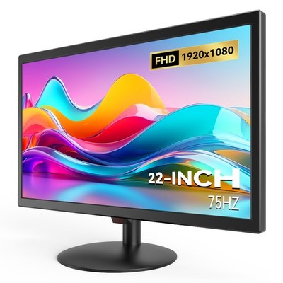 22 Zoll HDMI-Monitor 1080P FHD 75Hz LED HDMI VGA BNC USB AV AUDIO PC-Bildschirm