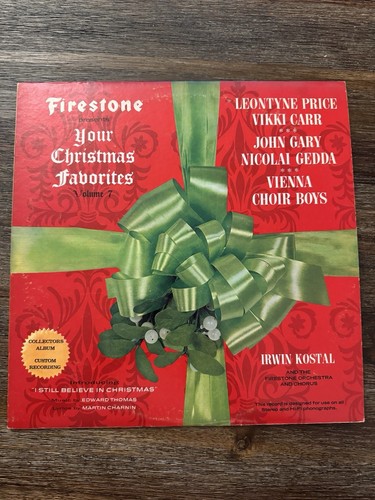 Firestone Presents Your Christmas Favorites Volume 7 - 1968 CSLP 7015 LP
