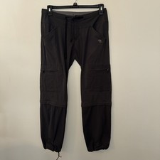 Mountain Hardware Women s Convertible Hiking Pants Size 8/30 Grey