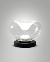 LED Tischleuchte Schwarz Glas 15 Cm 2700/3000/4000 K Dimmbar Tischlampe BüRo