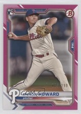 2021 Bowman Fuchsia Border 85/299 Spencer Howard #16 0q21