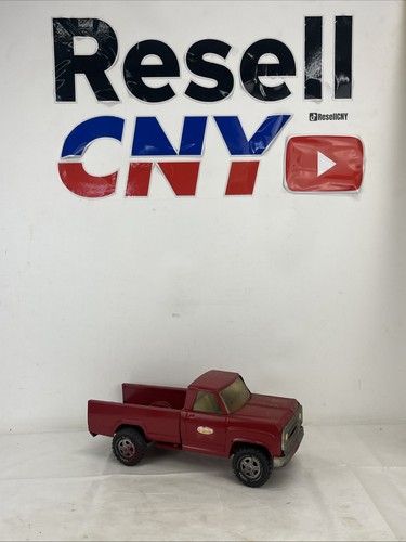 Vintage Tonka Toys Jeep Pickup Truck Red Pressed Steel 11060 Made in USA - Picture 14 of 14
