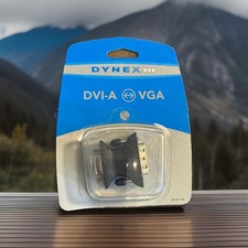 Dynex DVI A Male to VGA 15 pin female Video Adapter DX-D1114 Convert Monitor NEW