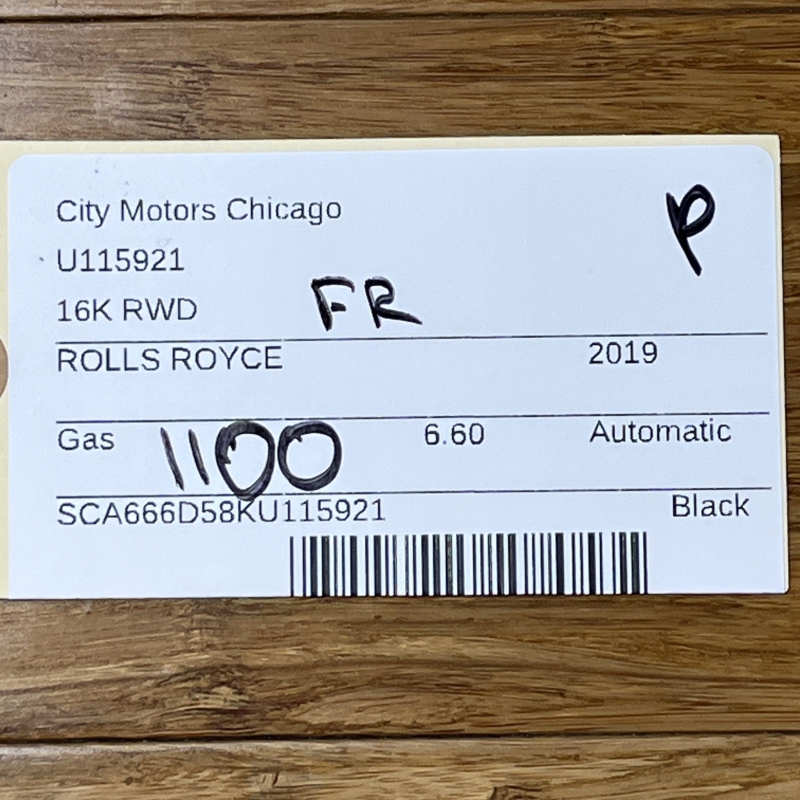 2017-2026 Rolls Royce Dawn RR6 Front Right Side Seat Lower Trim OEM NOTE