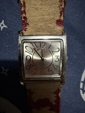 Marks & Spencer ladies' quartz watch with a square silver-tone case