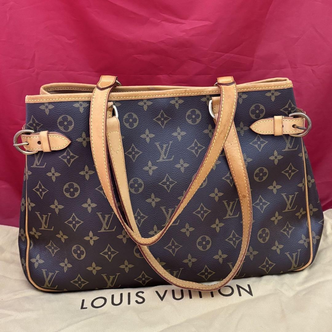 Authentic Louis Vuitton Monogram Batignolles Horizontal Tote Bag M51154