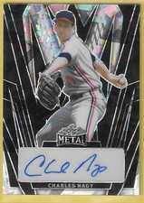 2024 Leaf Metal Charles Nagy Indians Auto 2/2