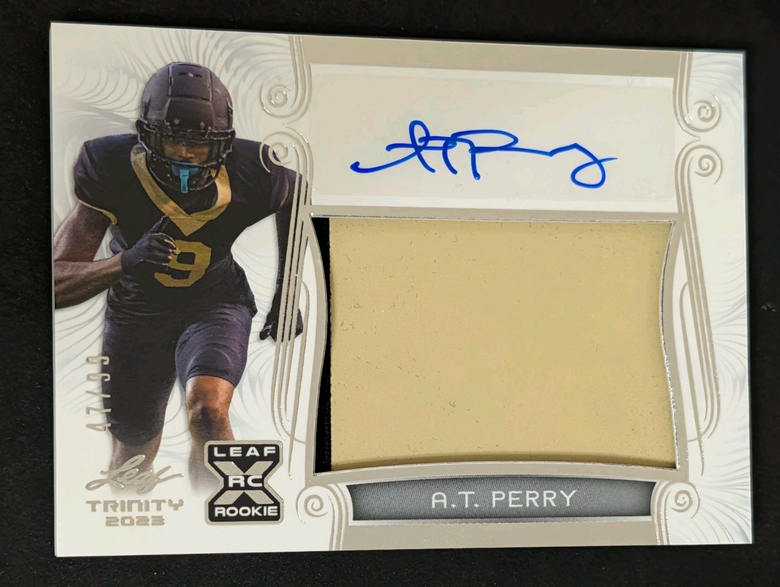 2023 Leaf Trinity Patch Auto /99 A.T. Perry #PA-ATP