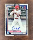 2024 Bowman Chrome Draft Christian Moore 1st Auto #CPA-CM