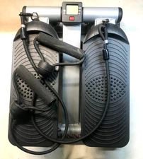 SUNNY Health and Fitness Mini Stepper with Resistance Bands