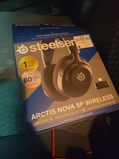 SteelSeries Arctis Nova 5P Wireless Gaming Headset- Black Slight Damage to Box