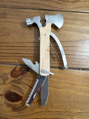 Multi Tool Axe Hammer Knife Pliers Saw Screwdriver Outdoor Survival KIKKERLAND