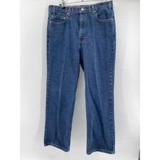 VNTG (10/00) Levi’s 517 Jeans Men’s 36x29 Boot Cut Dark Wash Made In USA Y2K