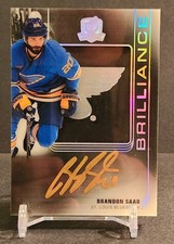 2022-23 UD The Cup Brandon Saad Brilliance Gold Ink Auto #B-BS St. Louis Blues