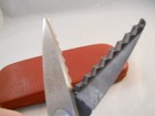 VINTAGE CLAUSS STAINLESS STEEL SEWING PINKING SHEARS SCISSORS W/CASE — photo 8