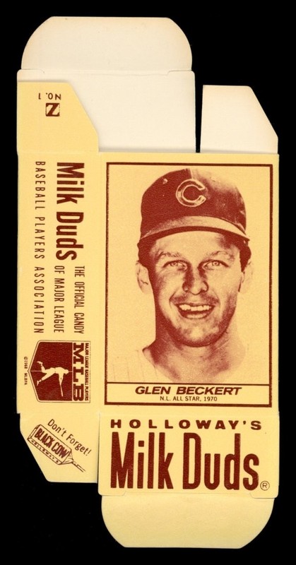 1971 Milk Duds Complete Box Set-Break # 11 Glen Beckert EX-EXMINT *GMCARDS*