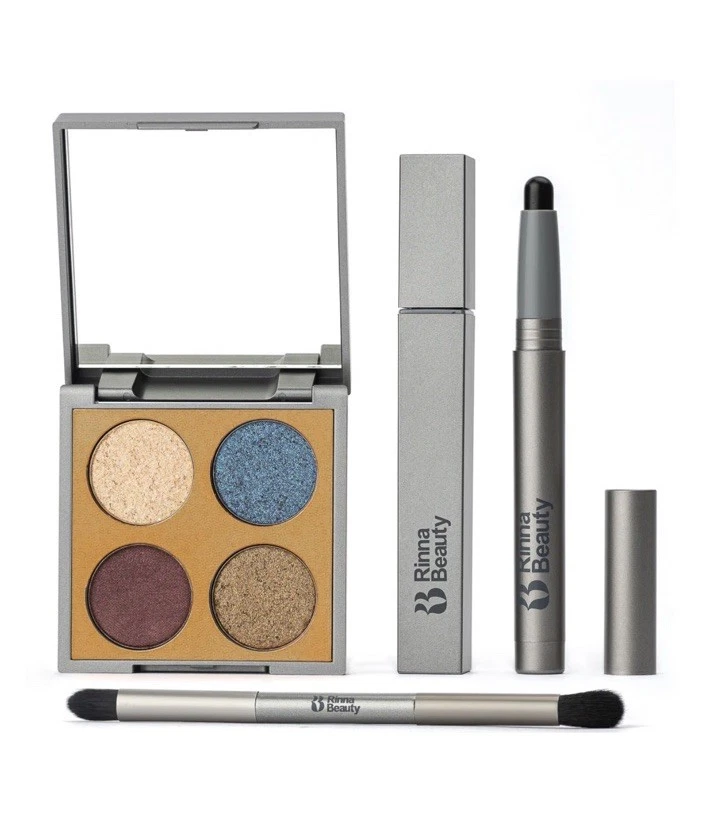 NIB Lisa Rinna Beauty Be Extra Iconic Eye Kit Vegan Diamond Noir Jet Black Eye