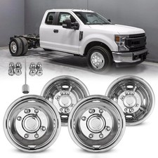 For 2005-2025 Ford F350 17 Stainless Steel Dual Wheel Simulators Rim Covers For 2005-2025 Ford F350 17 Stainless Steel Dual Wheel Simulators Rim Covers