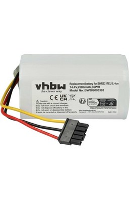 vhbw 2500mAh 14,4V Li-Ion Ersatzakku für Xiaomi N011-4S1P BHR5217EU