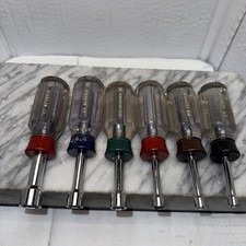 Craftsman 6 Pc. Sae Stubby Nut Driver Set 41988 Made In Usa H Series Rare