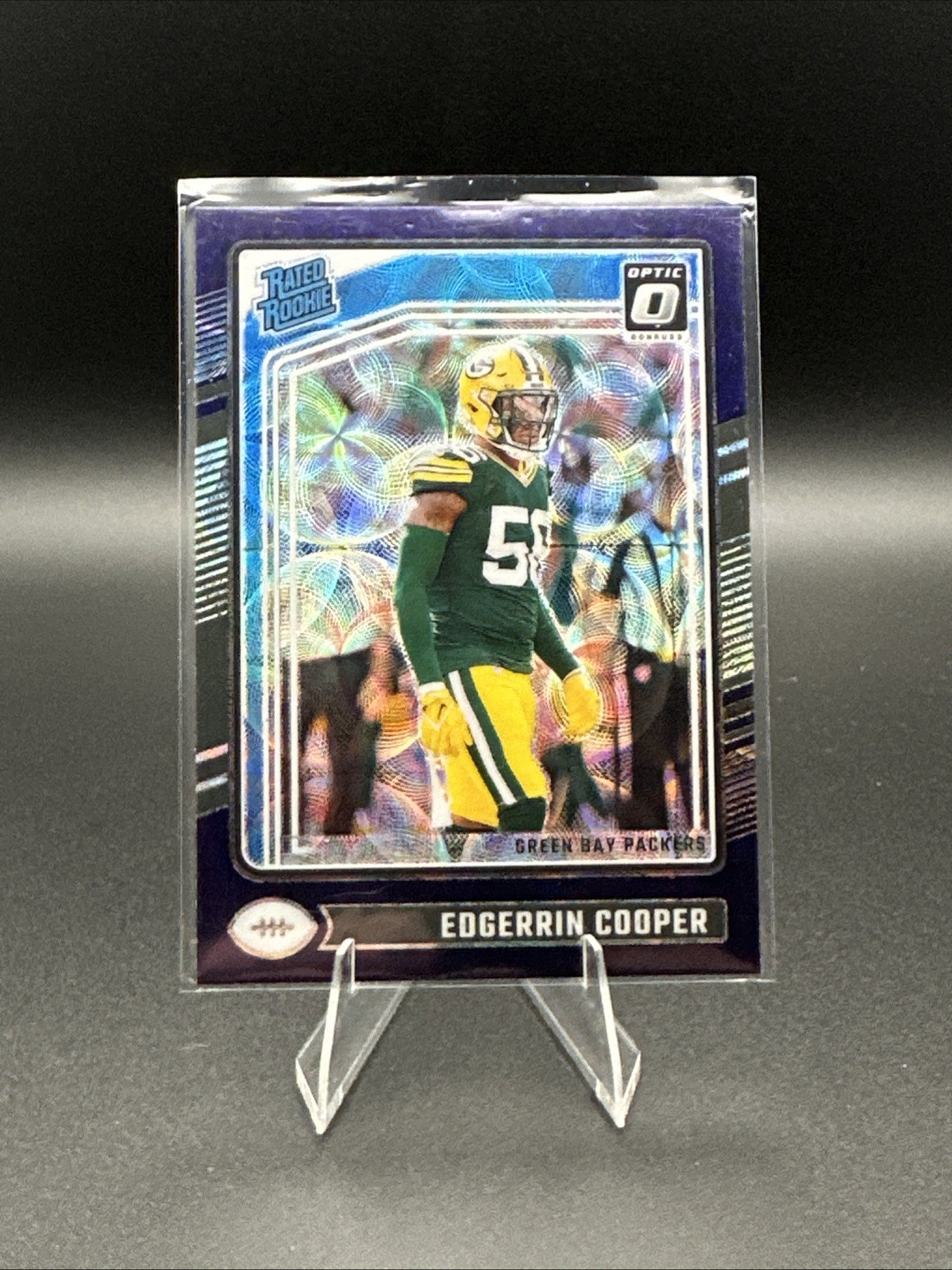 2024 Panini Donruss Optic - Rated Rookie Edgerrin Cooper #231 Purple Scope Prizm