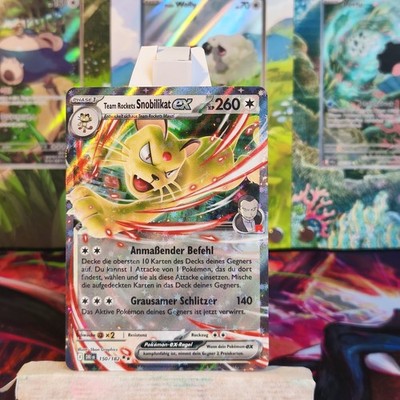 Pokémon Team Rockets Snobilikat ex 150/182 Deutsch   Double Rare   Near Mint
